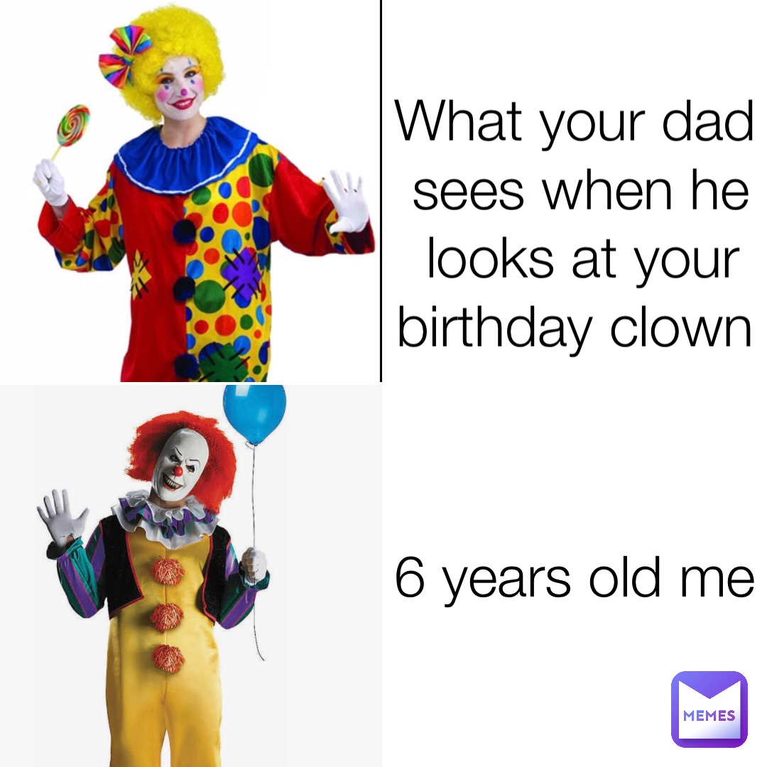 happy bday meme clown