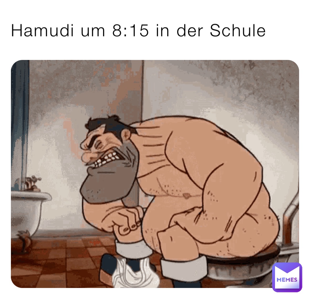 Hamudi um 8:15 in der Schule