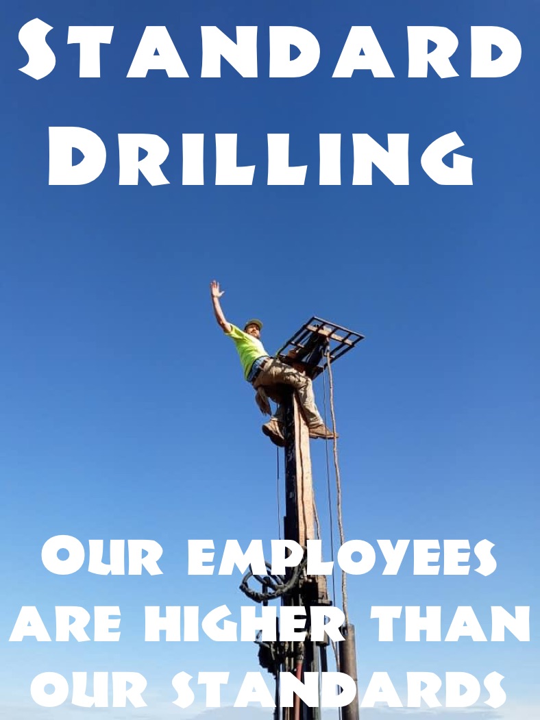 ￼Standard Drilling￼ Our employees are higher than our standards￼