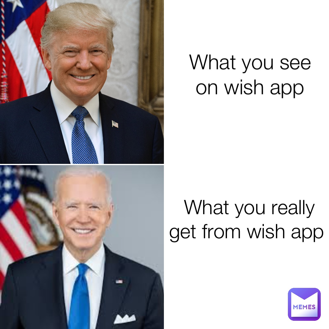 What you see on wish app What you really get from wish app