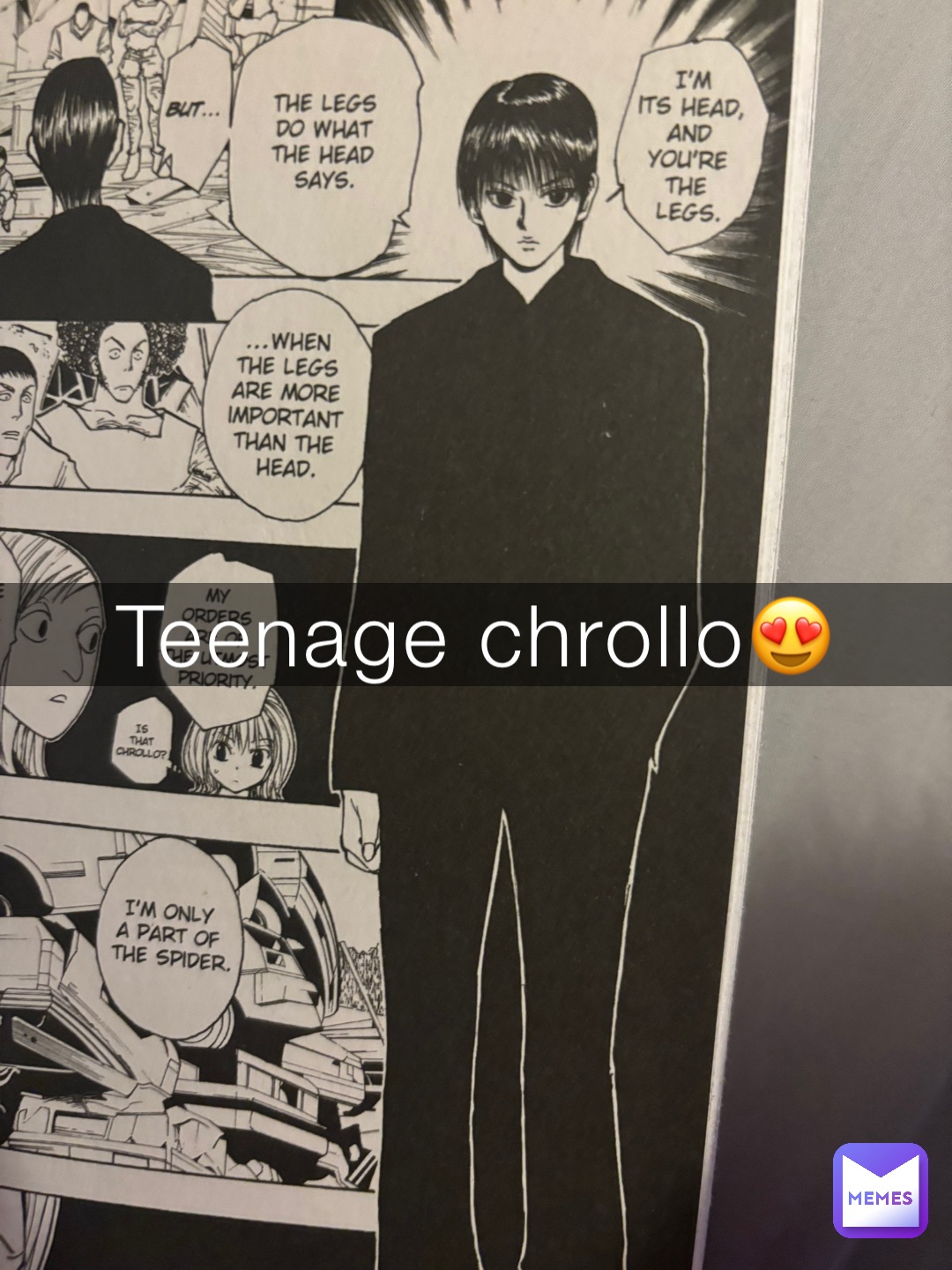 Teenage chrollo😍