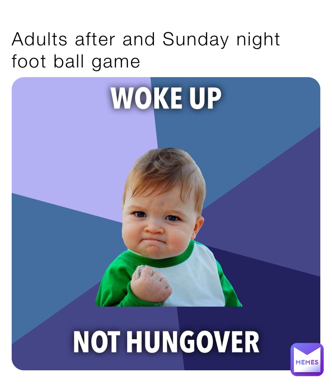 Adults after and Sunday night foot ball game