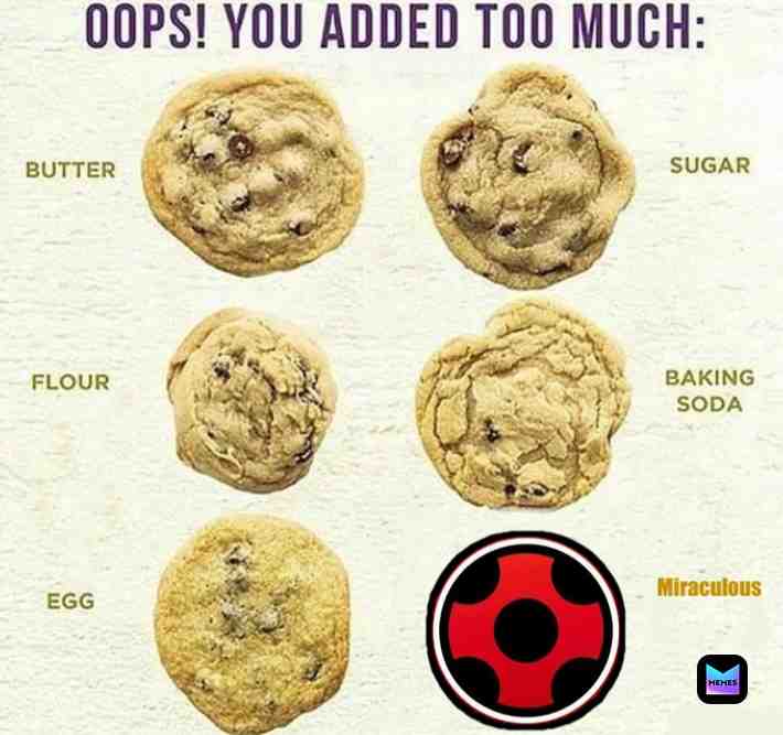 I really think I got creative with this one. Not my best, but still #funny .
#miraculous #miraculousladybug #miraculousmemes #hungry #snacks #snacking #food #foodmemes #foodie #foodislife \u200b #foodlover #foodmeme #hungryeveryday #hungrymemes \u200b #letadrieneat #cookies #cookie