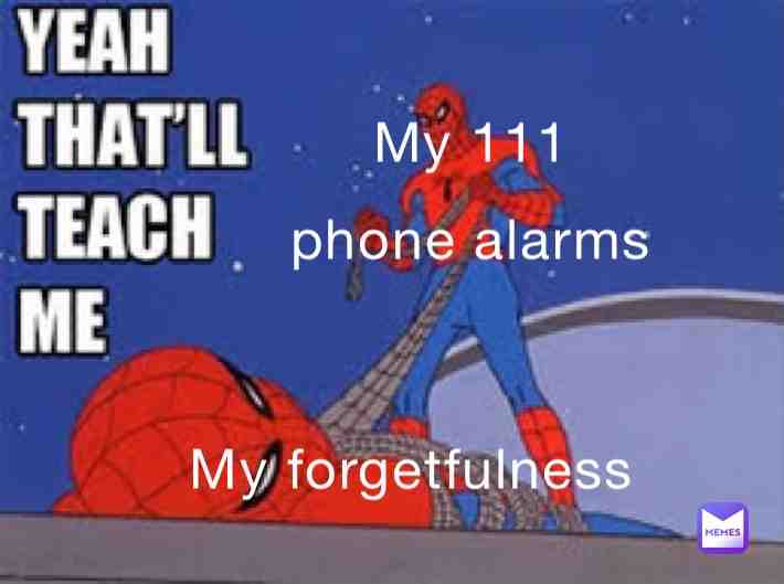 How many Phone alarms do you have? (Used and unused)
#spiderman #spidermanmemes #iphone #phone #alarm #phoneaddict #tv #tvshow #tvseries #marvel #marvelmeme #thestruggleisreal #reallifestruggle #lifestruggles #struggleisreal