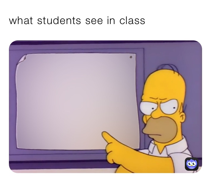 what students see in class 