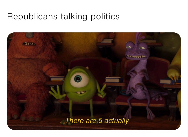 Republicans talking politics 