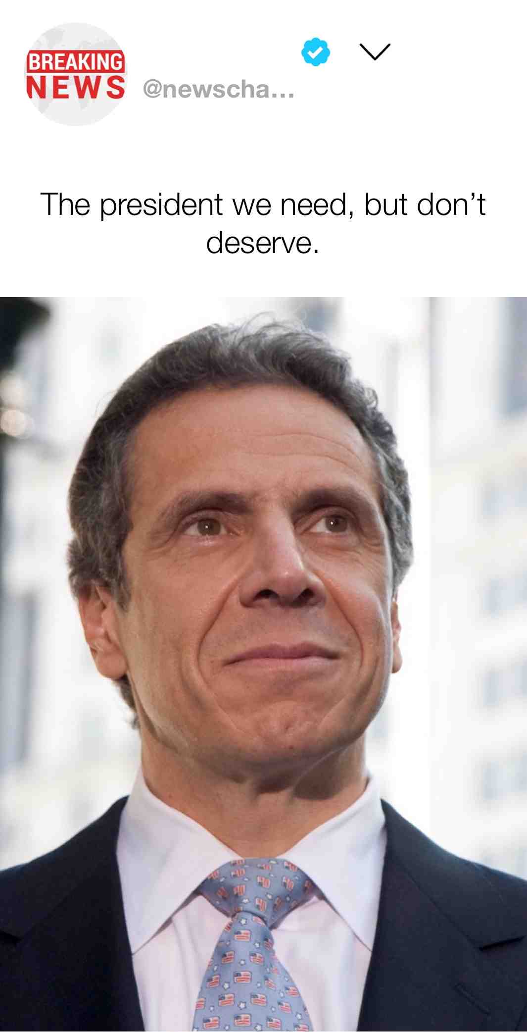 What a leader! #cuomo