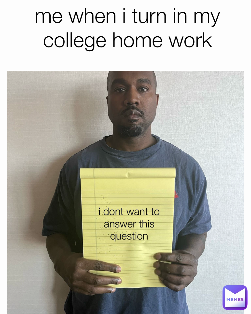 college homework meme