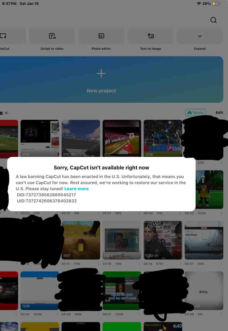 CapCut banned… 💀