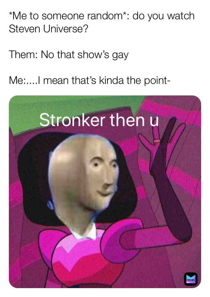 This is just something stupid I had in mind 😂😂😂 #stevenuniverse #fandom #lgbt #imbored