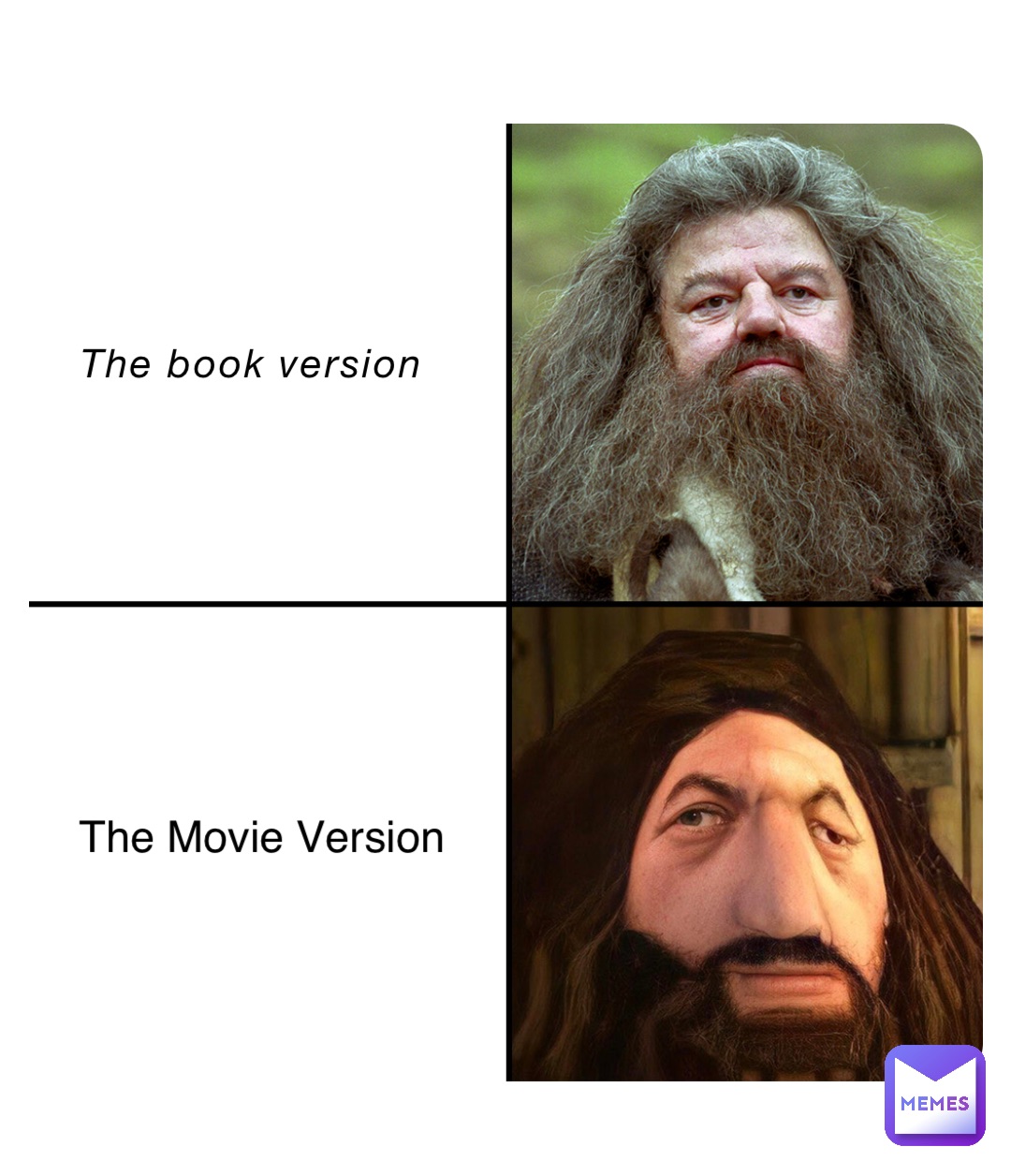 The book version The Movie Version