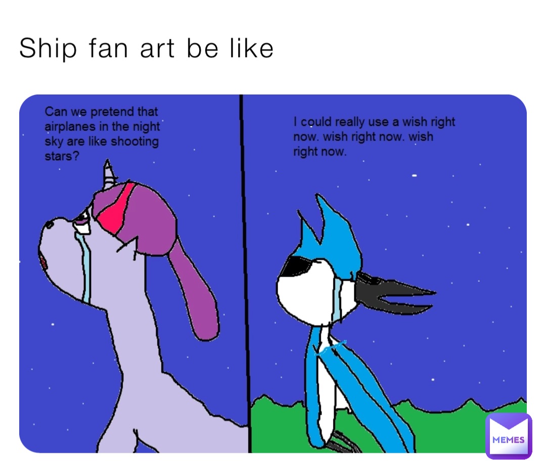 Ship fan art be like