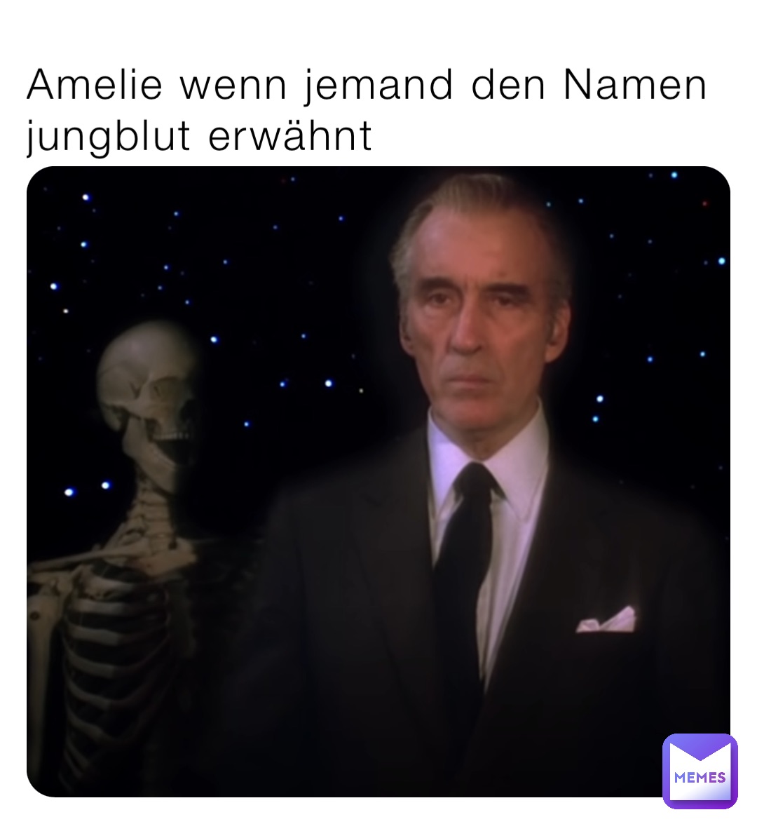 Amelie wenn jemand den Namen jungblut erwähnt