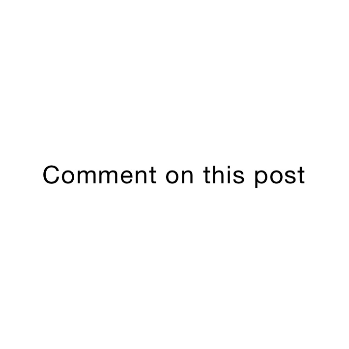 Comment on this post