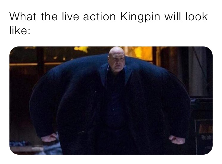 What the live action Kingpin will look like: