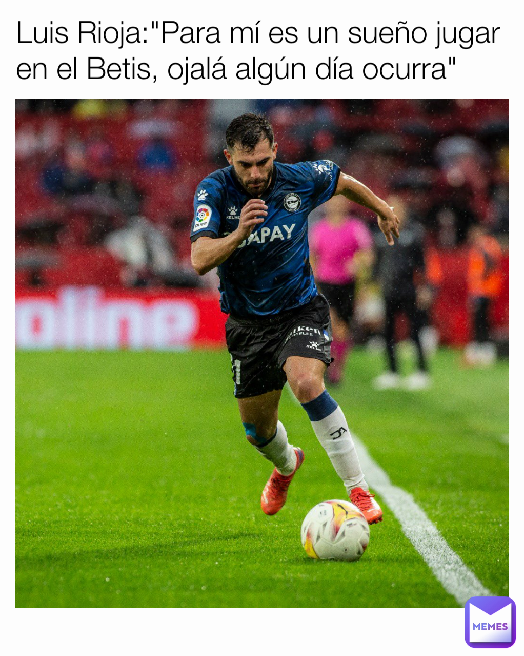 Luis Rioja:"Para mí es un sueño jugar en el Betis, ojalá algún día ocurra"