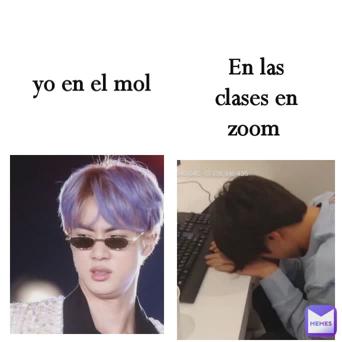 yo en el mol En las clases en zoom 