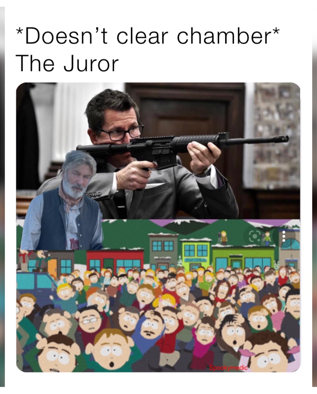 *Doesn’t clear chamber*
The Juror