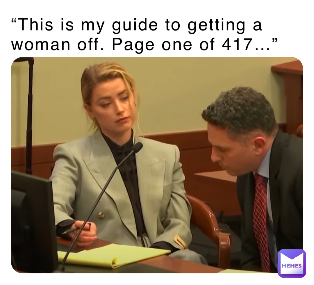 “This is my guide to getting a woman off. Page one of 417…”