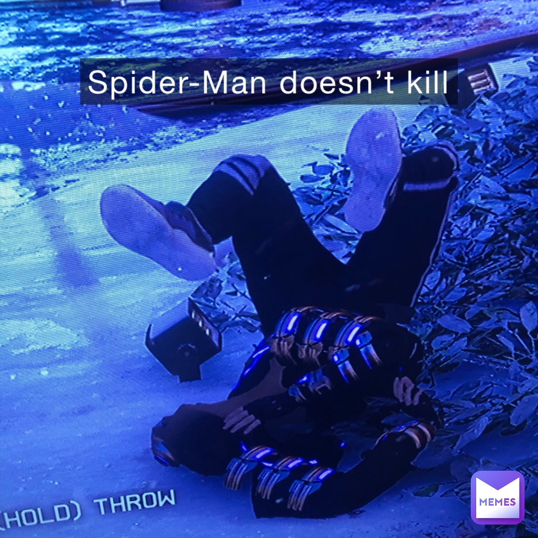 Spider-Man doesn’t kill