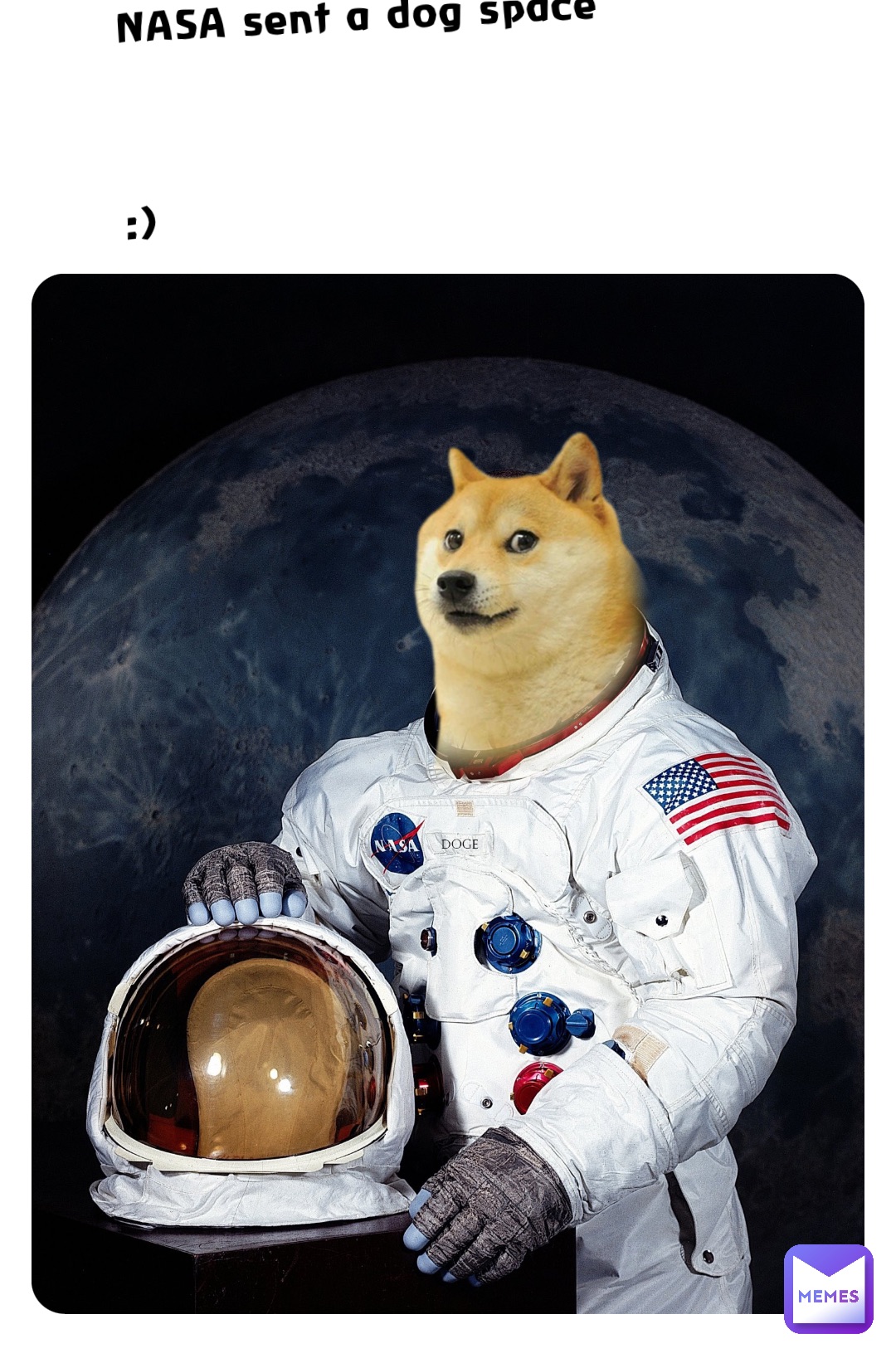 NASA sent a dog space



:)