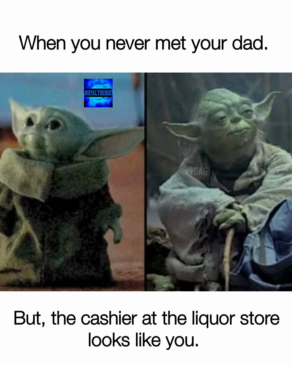 But, the cashier at the liquor store looks like you.  When you never met your dad. 