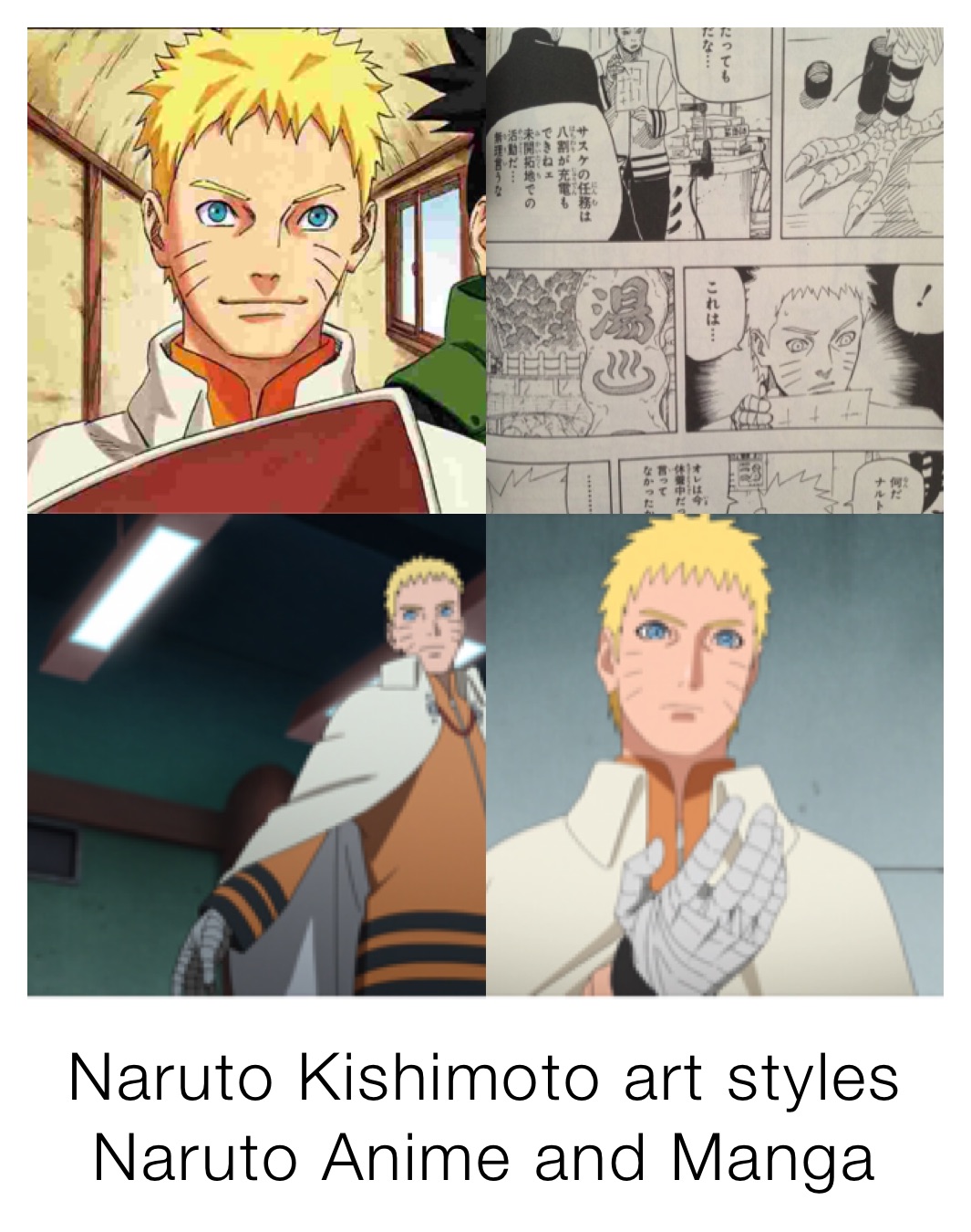 Naruto Kishimoto art styles Naruto Anime and Manga 