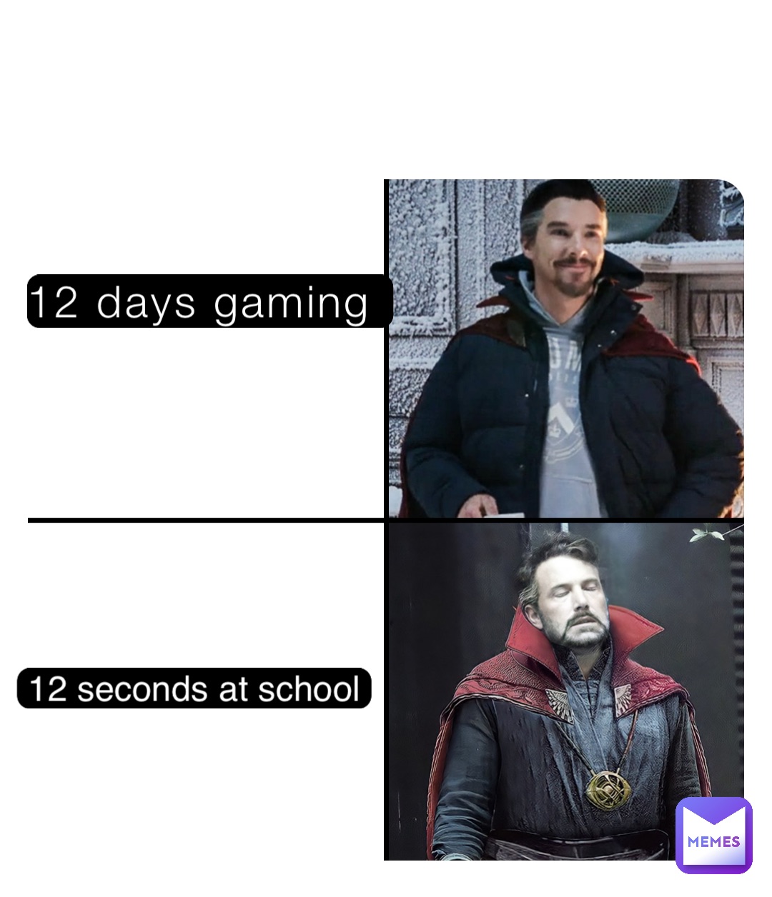 12 days gaming 12 seconds at school