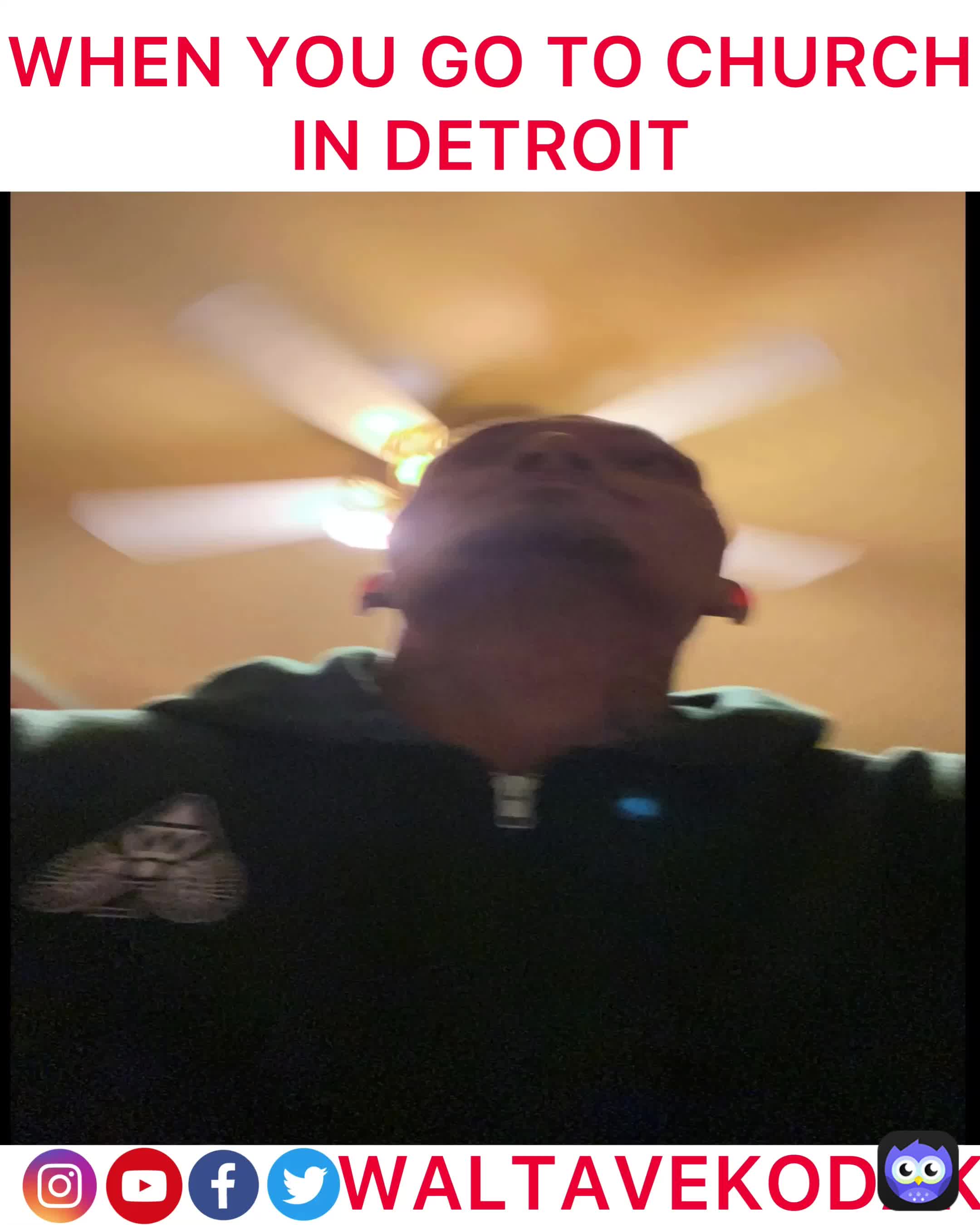 Me when I went to church in Detroit never again  #waltavekodak  #comedy  #fyp ​Lmao