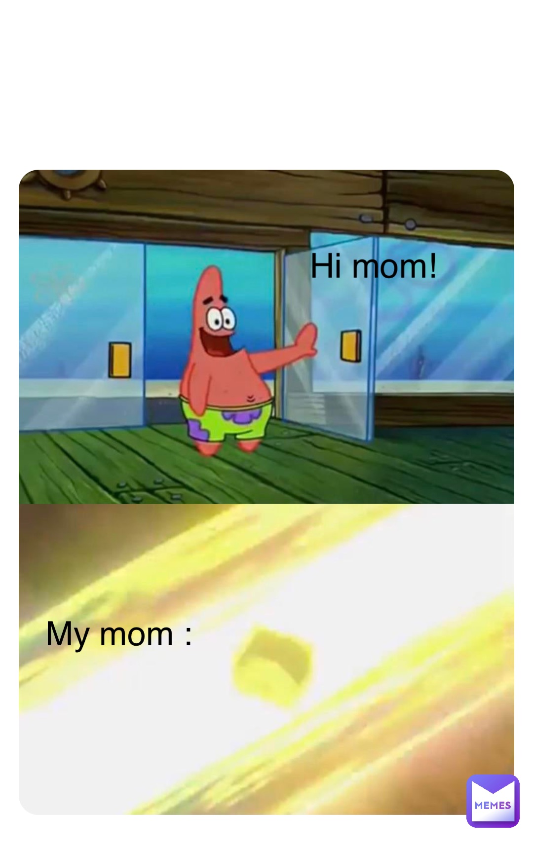 Double tap to edit Hi mom! My mom :