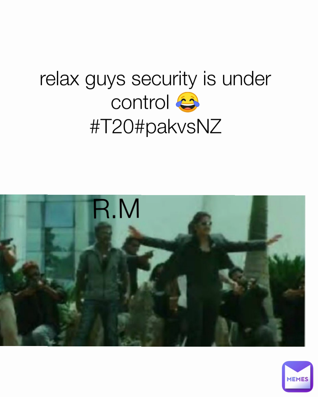 relax guys security is under control 😂
#T20#pakvsNZ R.M