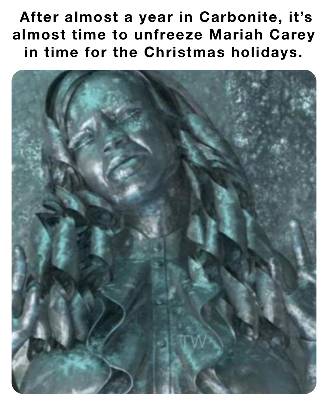 After almost a year in Carbonite, it’s almost time to unfreeze Mariah Carey in time for the Christmas holidays.