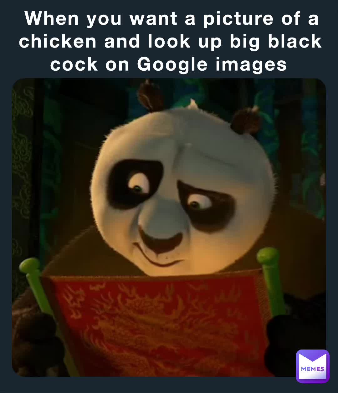 When You Want A Picture Of A Chicken And Look Up Big Black Cock On