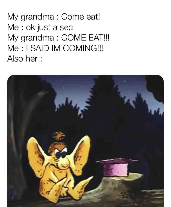 Why is this just a fact😭 #grandmamemes #deaf #familymemes #food