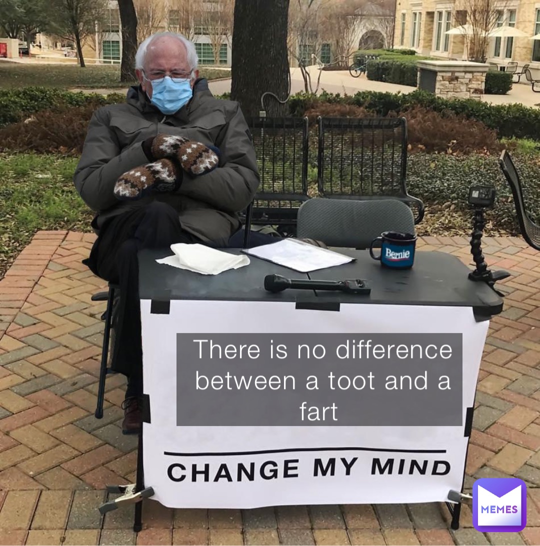 There is no difference between a toot and a fart
