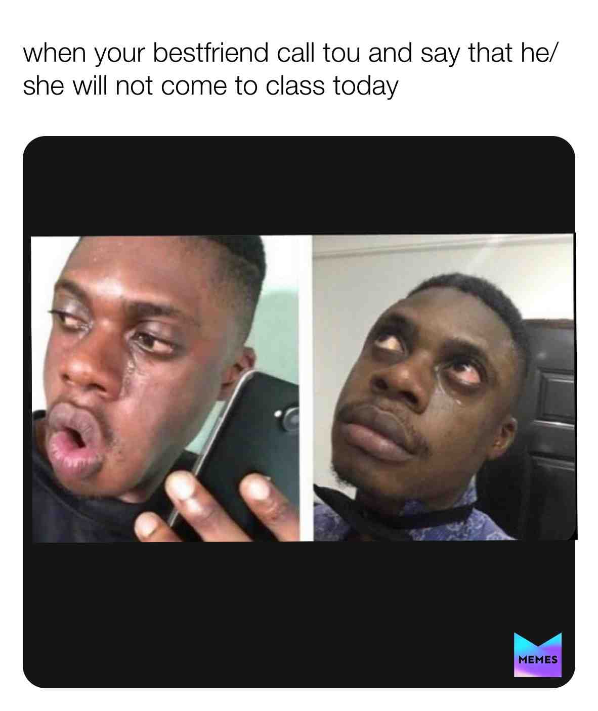 Meme shared by @callmehermes_