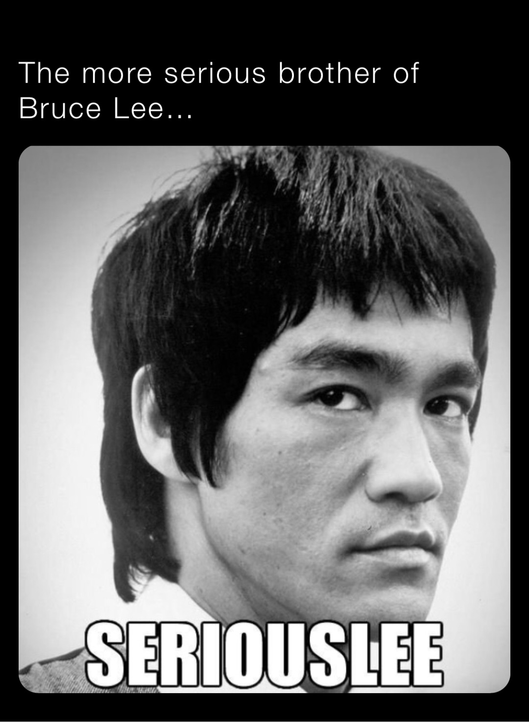 The more serious brother of Bruce Lee…