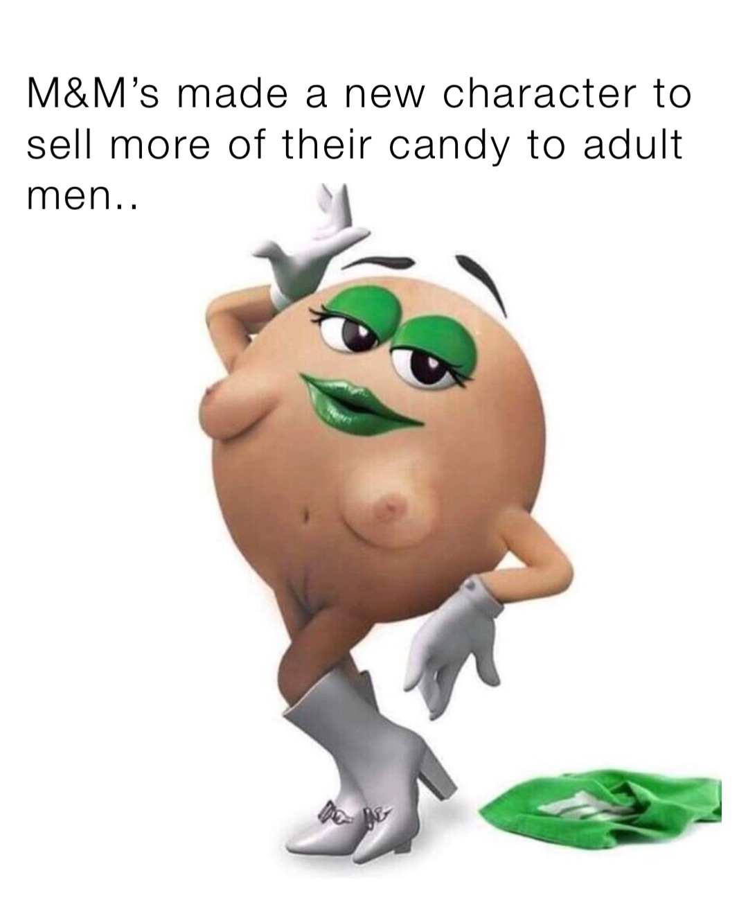 M&M’s made a new character to sell more of their candy to adult men..