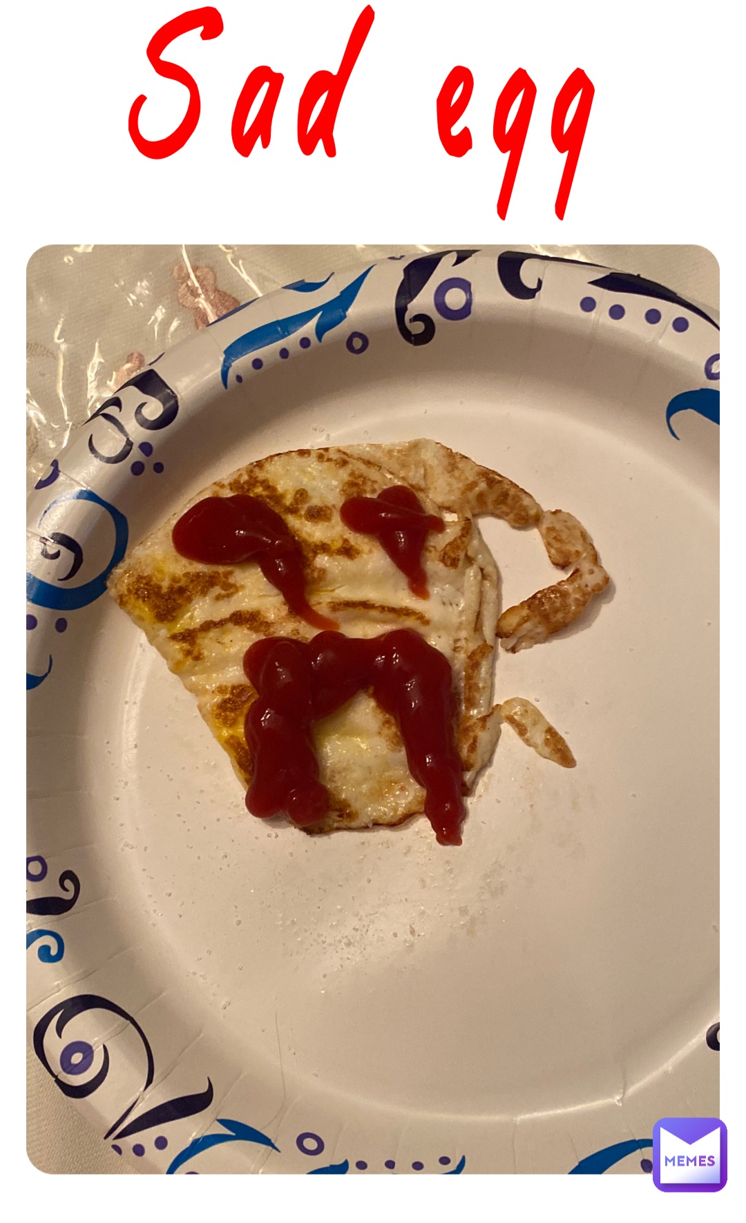 Sad egg