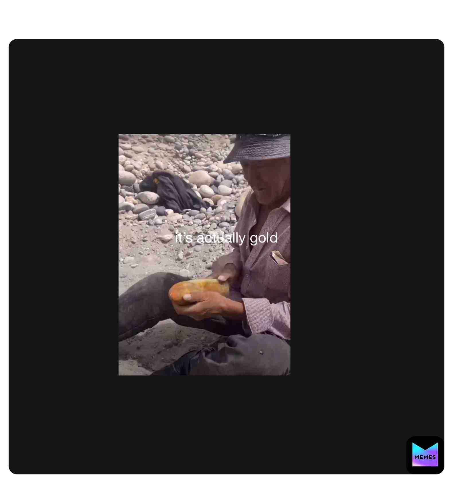 He just found warm bread