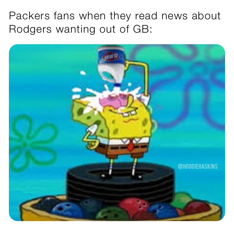 Packers fans when they read news about Rodgers wanting out of GB: