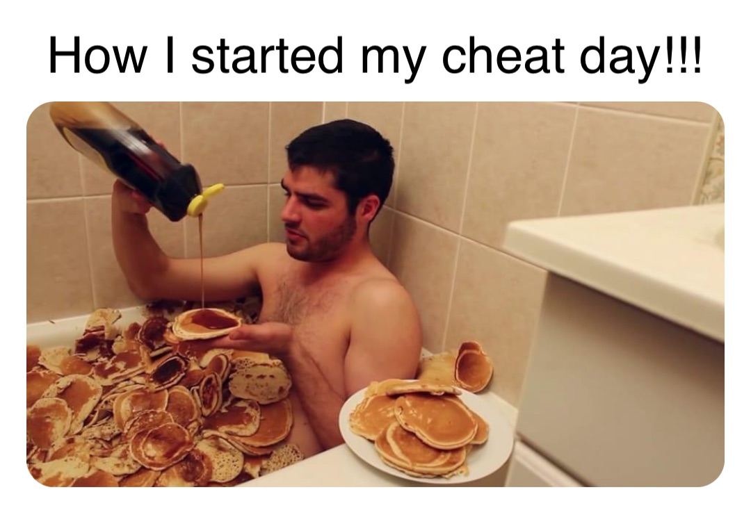 Double tap to edit How I started my cheat day!!!