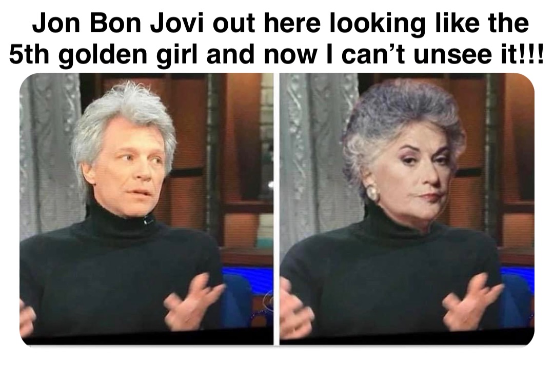 Double tap to edit Jon Bon Jovi out here looking like the 5th golden ...