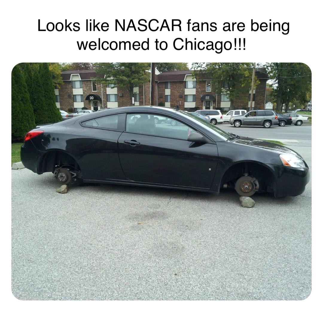 Double tap to edit Looks like NASCAR fans are being welcomed to Chicago!!!