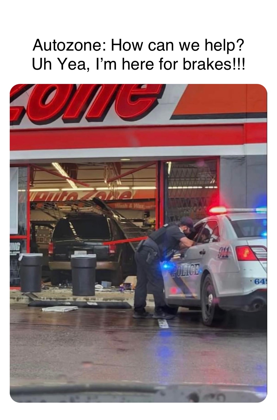 Double tap to edit Autozone: How can we help?
Uh Yea, I’m here for brakes!!!