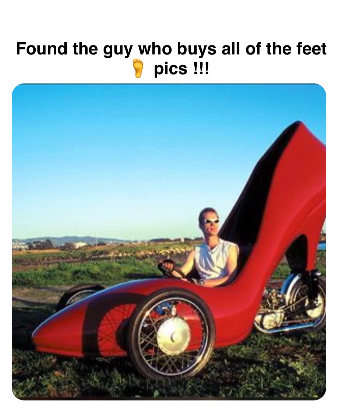 Double tap to edit Found the guy who buys all of the feet 🦶 pics !!!
