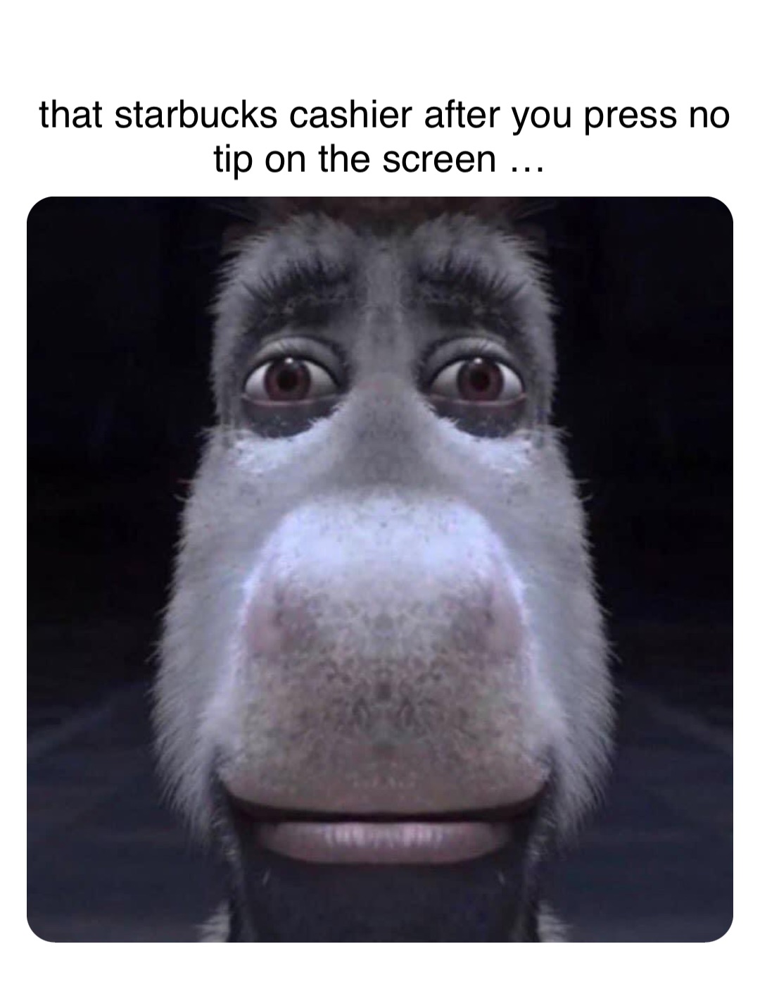 Double tap to edit that starbucks cashier after you press no tip on the screen …