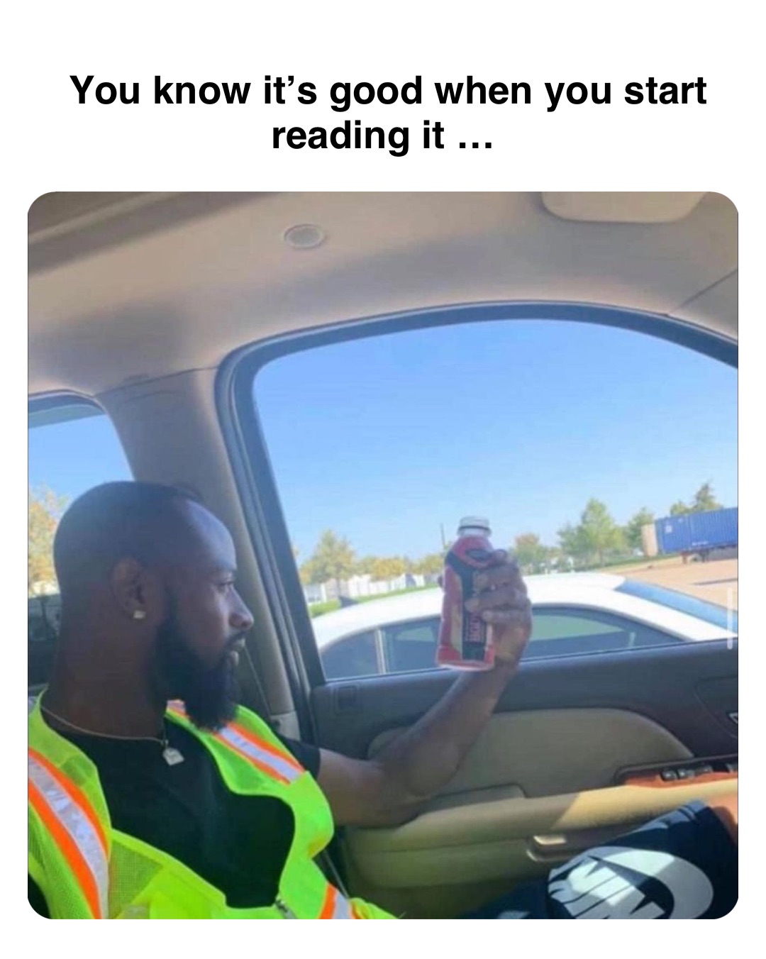 Double tap to edit You know it’s good when you start reading it …