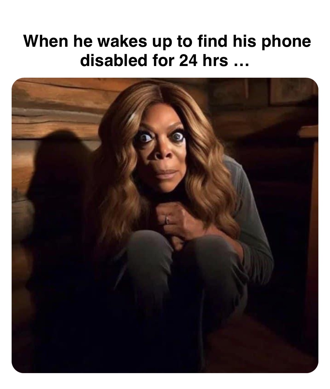 Double tap to edit When he wakes up to find his phone disabled for 24 hrs …