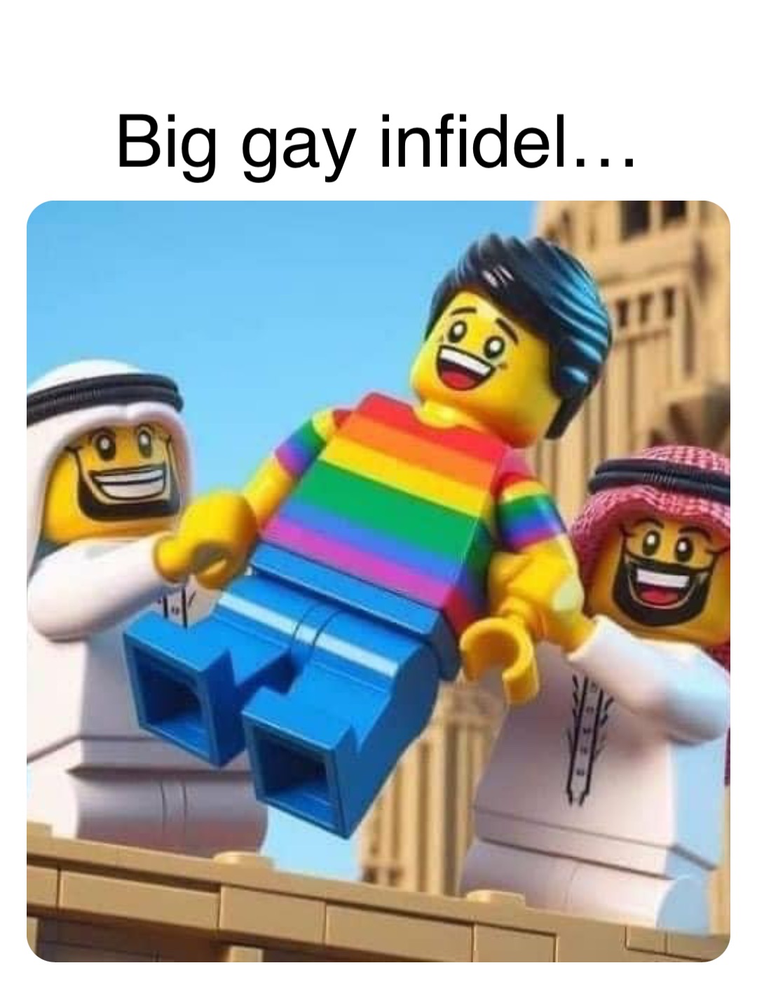 Double tap to edit Big gay infidel…